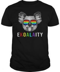Cool Koala Rainbow Gay Pride Shirt Men