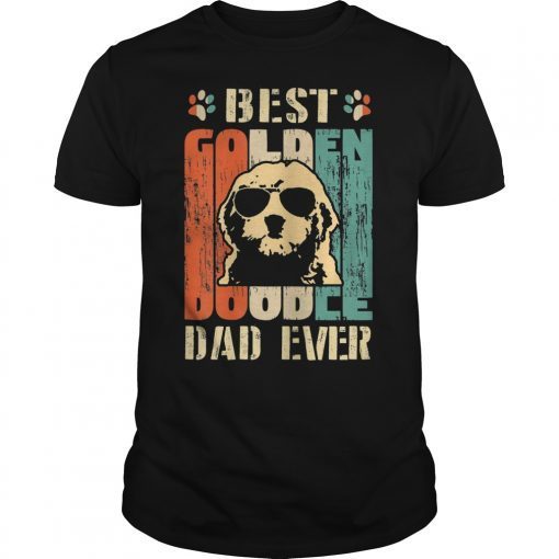 Cool Vintage Best Doodle Dad Ever T-Shirt