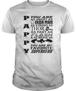 DAD You Are My Favorite Superhero Gift Tee Shirts