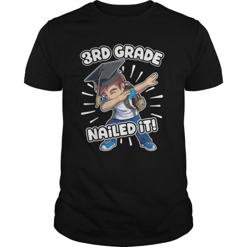 Dabbing Graduation Boy T shirt 3rd Grade Boys Class of 2019