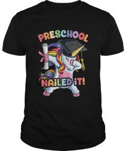 Dabbing Unicorn Graduation T shirt Preschool Girls Kids Boys