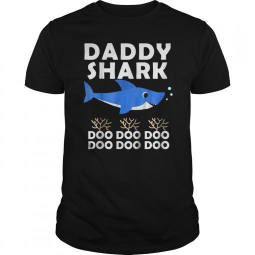 Daddy Shark Shirt, Fathers Day Gift from Wife Son Daughter