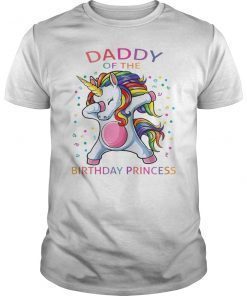 Daddy of the Birthday Princess Unicorn Girl Matching Shirt