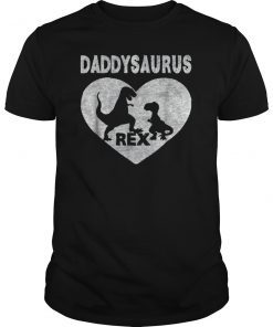 Daddysaurus Daddy Saurus Papasaurus Papa saurus T Rex T-Shirt