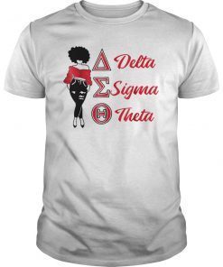 Delta Black Girl Magic Sigma Diva Theta Natural Hair T-Shirt