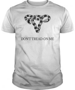 Don't Tread On Me Uterus Snake Pro Choice T-Shirt