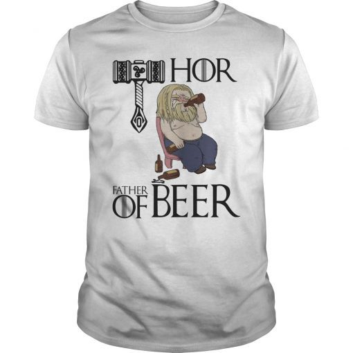 Fa-Thor Fat Man Like Beer and Game Funny Shirt
