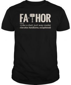 Fa-Thor Fathor Viking Mjolnir Dad Father Father's Day Gift T-Shirt