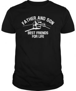 Father Son Best Friends for Life Fist Bump Matching Shirts