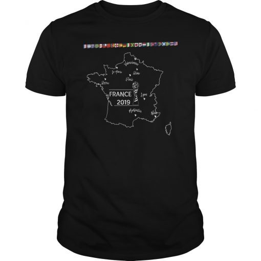 Football Cup of Womens World France 2019 T-Shirt