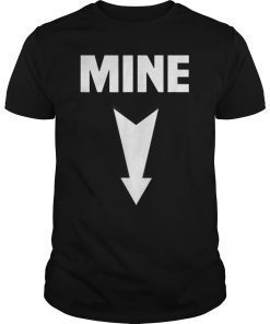 Funny Mine Arrow Down Pro Choice Abortion Feminist Shirt