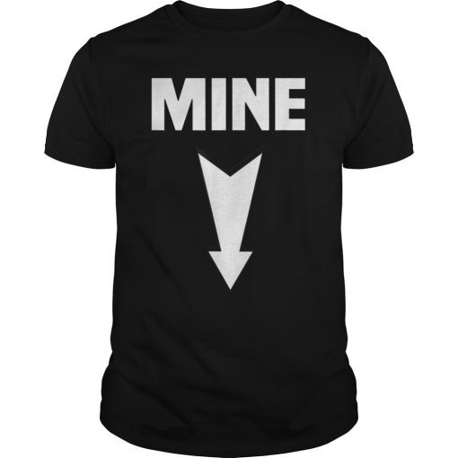 Funny Mine Arrow Down Pro Choice Abortion Feminist Shirt