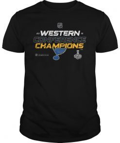 Gloria Blues Western Conference Champions T-Shirt