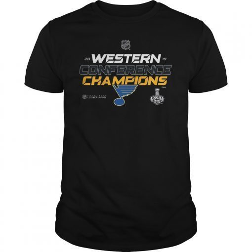 Gloria Blues Western Conference Champions T-Shirt