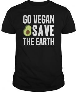 Go Vegan & Save The Earth Day T-shirt