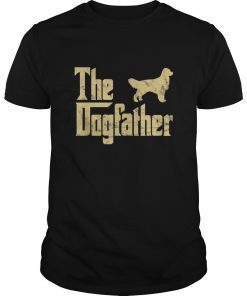 Golden Retriever Funny Tshirt The Dogfather Parody Tee