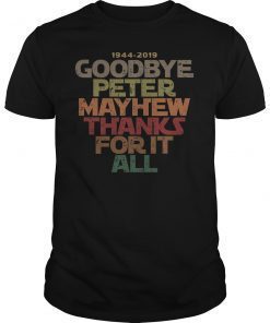 Goodbye Peter Maythew Thanks For It All Shirt