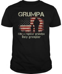 Grumpa Like A Regular Grandpa Only Grumpier TShirt