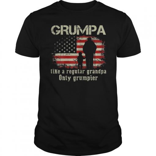 Grumpa Like A Regular Grandpa Only Grumpier TShirt