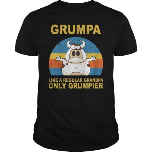 Grumpa Like A Regular Grandpa Only Grumpier Tee Shirt