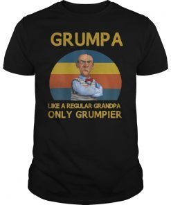 Grumpa Like A Regular Grandpa only Grumpier Vintage T-Shirt