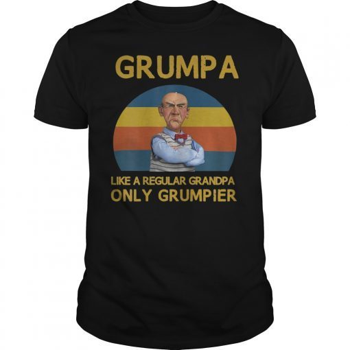 Grumpa Like A Regular Grandpa only Grumpier Vintage T-Shirt