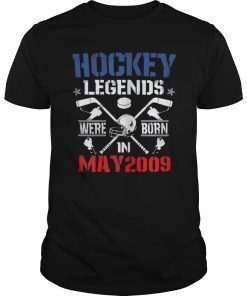 Hockey Legends Were Born In May 2009 10th Birthday Gifts