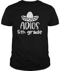 Kids Adios 5th Grade Shirt Last Day of School Shirt for Kids Tee