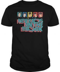 Kids New On The Block Vintage Colorful T-Shirt Gift