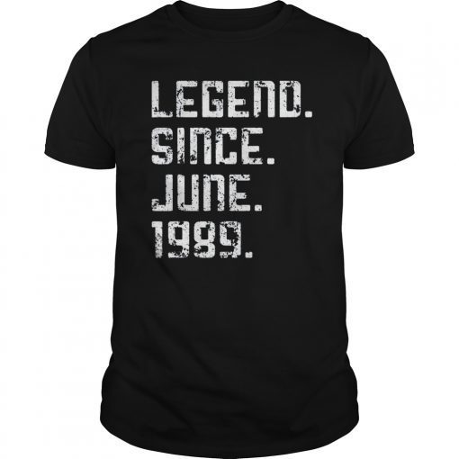 Legend Since June 1989 30th Birthday Gifts 30 Yrs Old TShirt