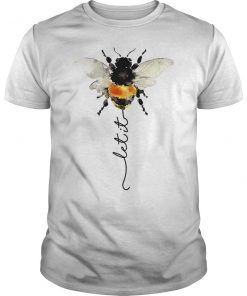 Let It Bee Hippie Bee T-Shirt