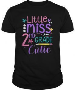 Little Miss 2nd Grade Girls Cute Back to School Outfit