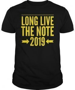 Long Live The Note Playoffs 2019 Bleed Blue STL Hockey T-Shirt