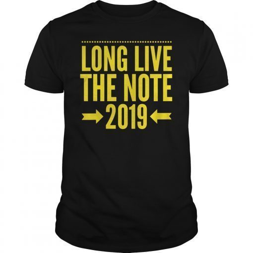 Long Live The Note Playoffs 2019 Bleed Blue STL Hockey T-Shirt