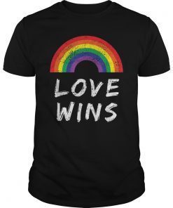 Love Wins Gay Pride Rainbow Shirt Bee You LGBT Pride Gift T-Shirt