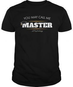 Master of Psychology Shirt Funny Graduation Gift 2019