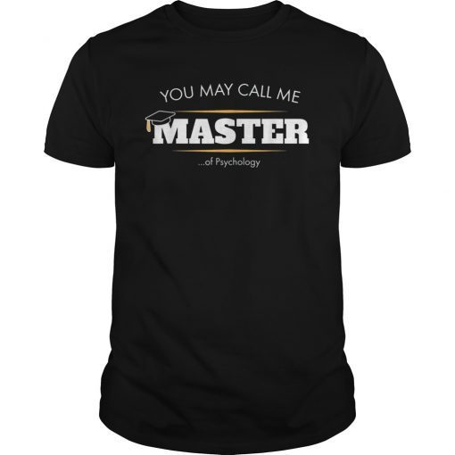 Master of Psychology Shirt Funny Graduation Gift 2019