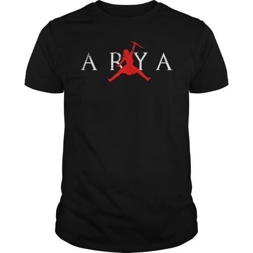 Mens Air Arya Shirt Game of Thoner TeeMens Air Arya Shirt Game of Thoner Tee