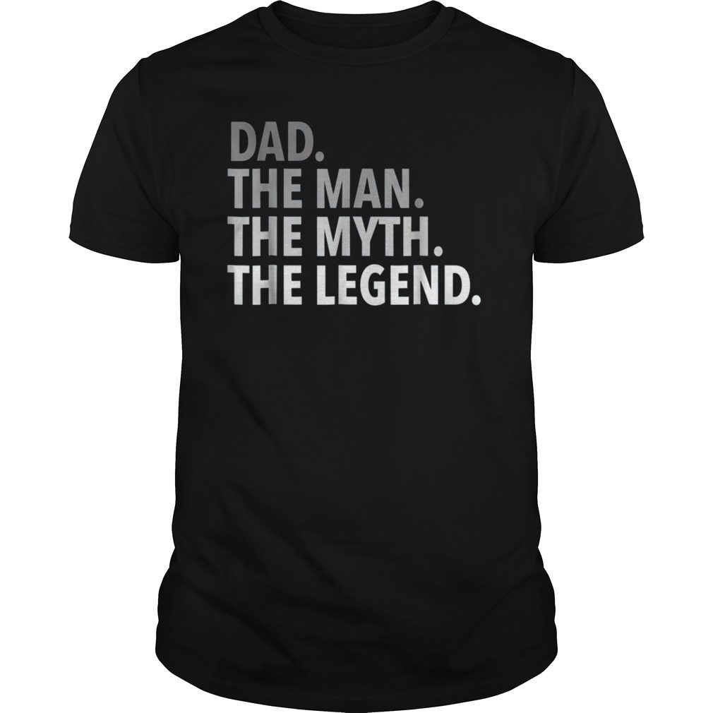 Mens Dad The Man The Myth The Legend T Shirt Dad Father Hoodie Tank-Top ...