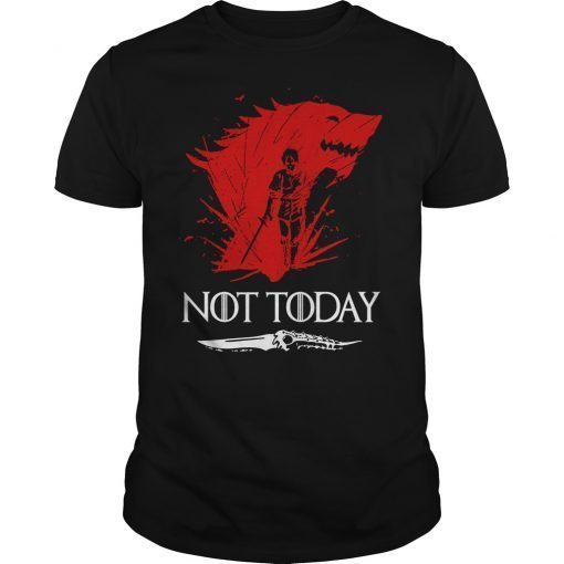 Mens Game of Throne Arya Not Today Shirt