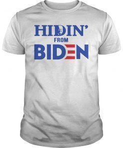 Mens Hiding from Biden T-Shirt
