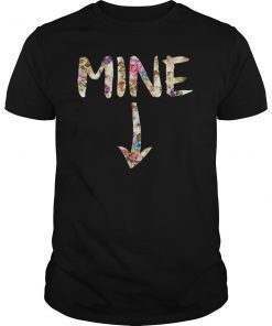 Mine Down Arrow Pro-Choice Abortion Floral Shirt
