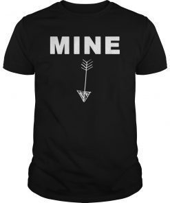 Mine Down Arrow Pro Choice Abortion For Girls T-Shirt