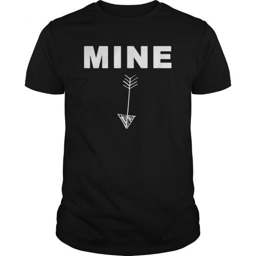 Mine Down Arrow Pro Choice Abortion For Girls T-Shirt