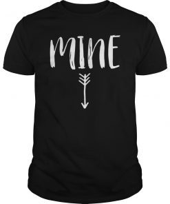 Mine Down Arrow Pro Choice Abortion T-Shirt
