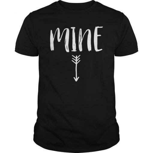 Mine Down Arrow Pro Choice Abortion T-Shirt