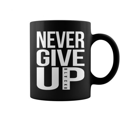 Mohamed Salah Never Give Up BlackB Mugs