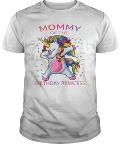 Mommy of the Birthday Princess Unicorn Girl T Shirt Outfit