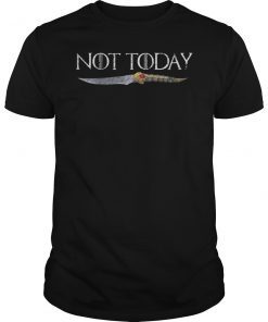 Not Today Death Dagger Gift for Men and Women Shirt
