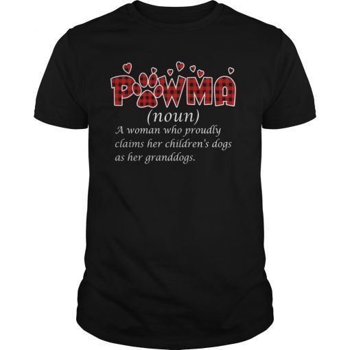 Pawma Definition T-shirt Grandma TShirt for Dog Lovers
